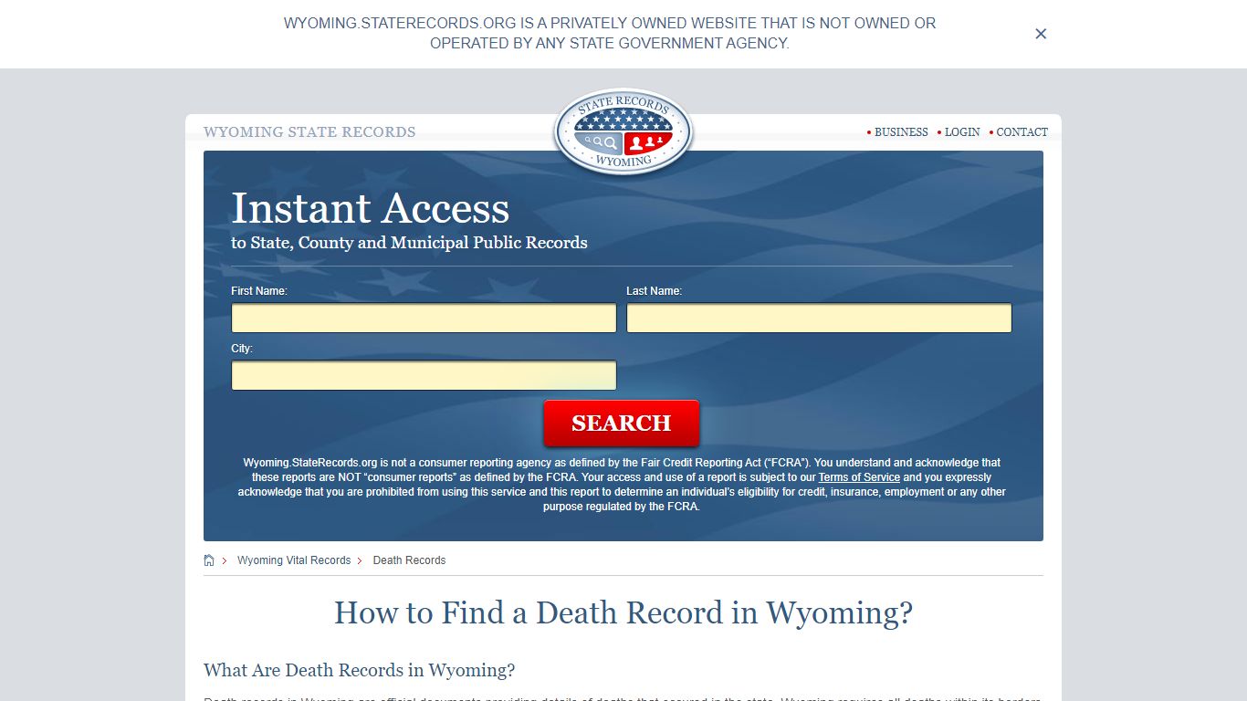 How to Find a Death Record in Wyoming?